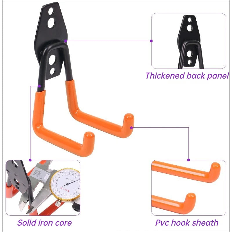 1Pc Bike Stands Wall Mount Bicycle Stand Holder Mountain Bike Rack Stands Hanger Hook Storage Bicycle Mounted Rack Stands
