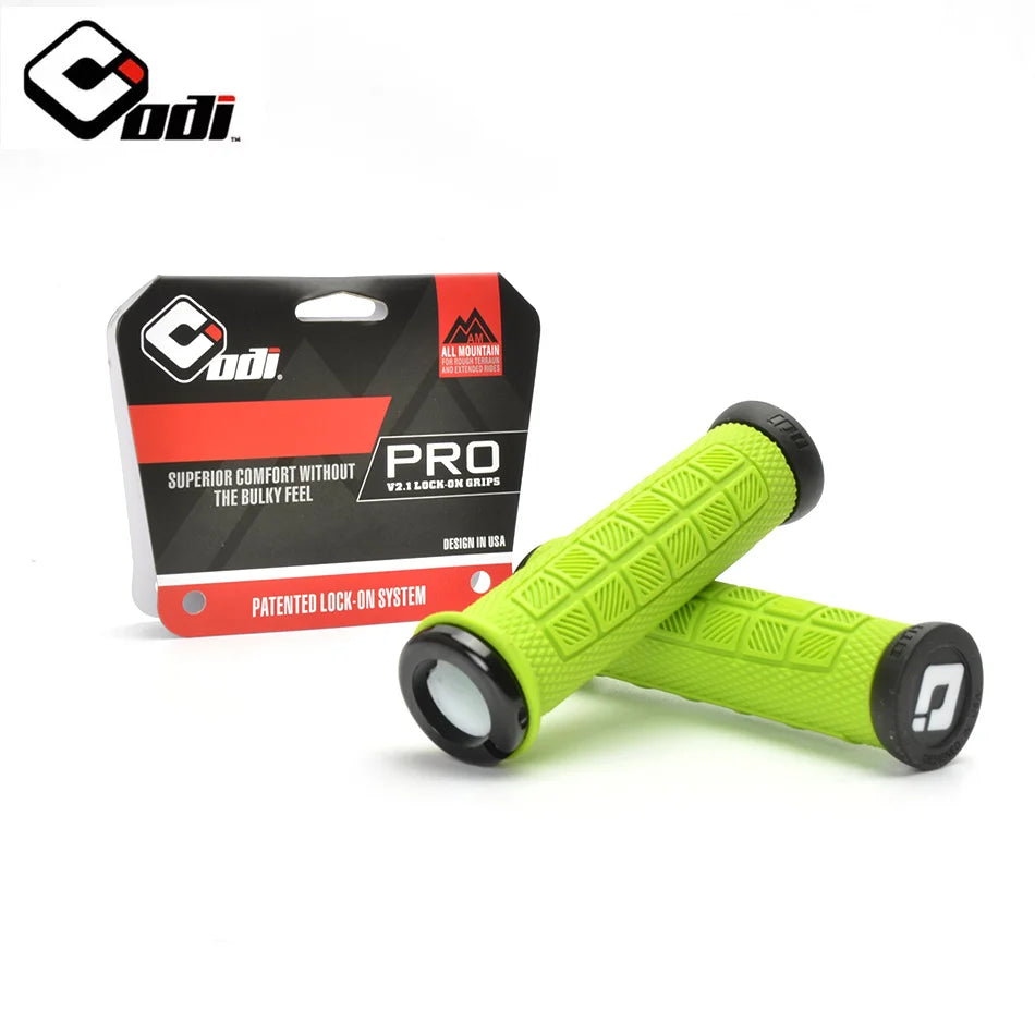 Aluminum Alloy and Silica Gel Bicycle Handlebar Grips with Integrated Lock for Mountain and Road Bikes