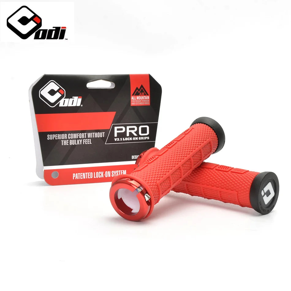 Aluminum Alloy and Silica Gel Bicycle Handlebar Grips with Integrated Lock for Mountain and Road Bikes