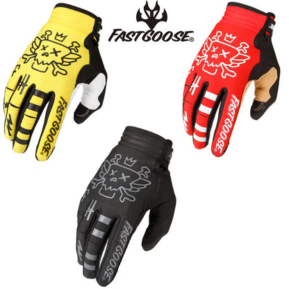 Fastgoose Skull Motorcycle Biker Riding Cycling Gloves MTB ATV Touch Dirt Bike Accessories Riding Gear Glove Items for Men Women