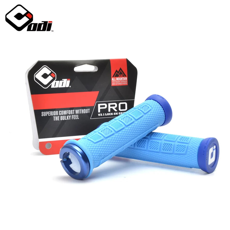 Aluminum Alloy and Silica Gel Bicycle Handlebar Grips with Integrated Lock for Mountain and Road Bikes