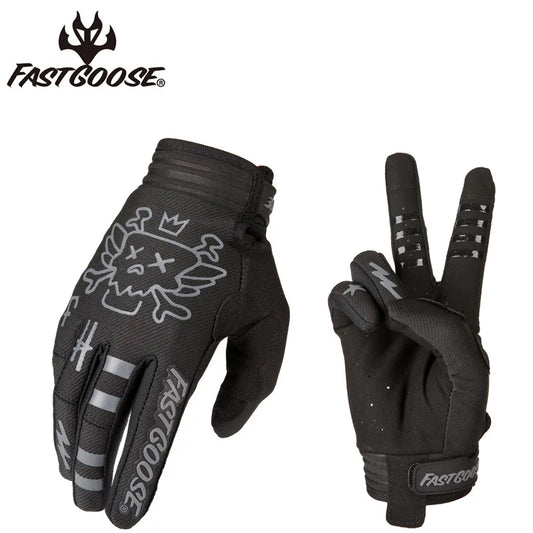 Fastgoose Skull Motorcycle Biker Riding Cycling Gloves MTB ATV Touch Dirt Bike Accessories Riding Gear Glove Items for Men Women