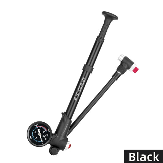 Portable High-Pressure 300Psi Bike Air Pump with Gauge for Fork & Rear Suspension Shock Absorber Mountain Bicycle Universal Pump