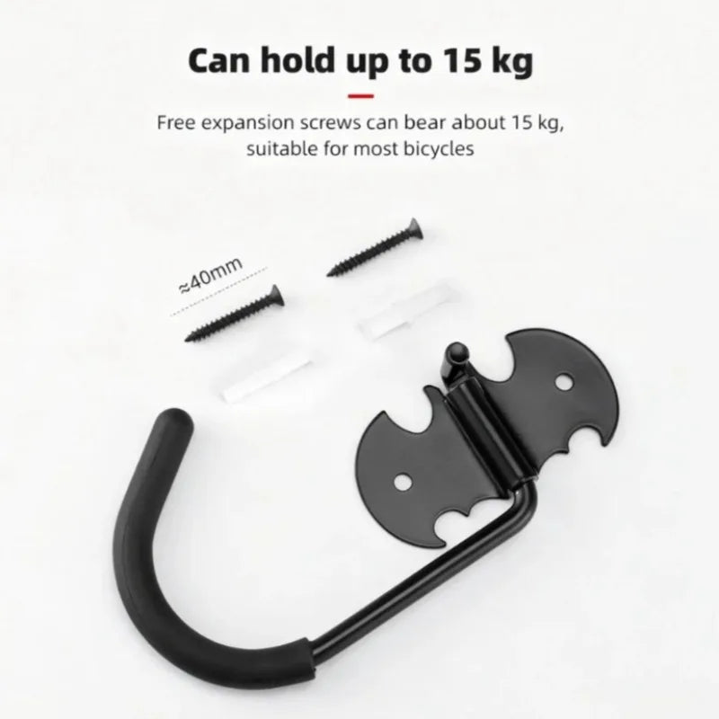 New Bike Wall Mount Bicycle Stand Holder Mountain Bike Rack Stands Hanger Hook Storage Bicycle Mounted Rack Stands